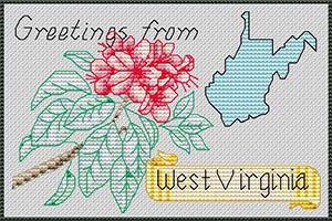 Angela Pullen Atherton for Kreinik Factory Outlet Store, WV
